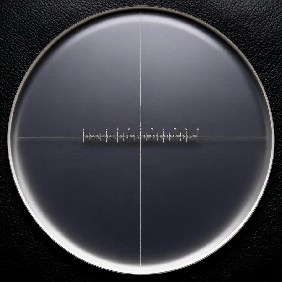 High precision optical grade adhesive dividing board with a diameter of 9-28mm, precision measuring/calibration component